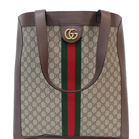 gucci soft gg supreme tote|Gucci ophidia large tote bag.